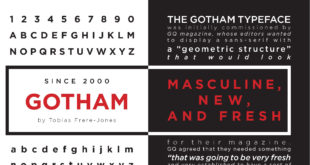 Gotham Font 310x165 - Gotham Font Family Free Download
