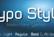 Typo Style Font 110x75 - Typo Style Font Family Free Download