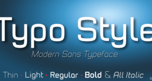 Typo Style Font 310x165 - Typo Style Font Family Free Download