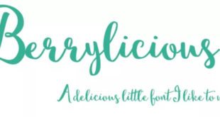 Berrylicious Font 310x165 - Berrylicious Font Family Free Download