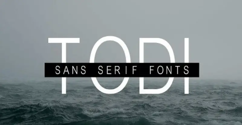 Todi Sans Serif Font