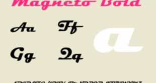 Magneto Font 310x165 - Magneto Bold Font Free Download