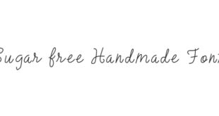 Sugar Free Handmade Font 310x165 - Sugar Free Handmade Font Free Download