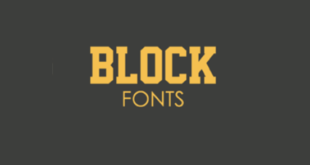 Block Font 310x165 - Block Font Free Download