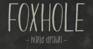 Foxhole Font 310x165 - Foxhole Font Free Download