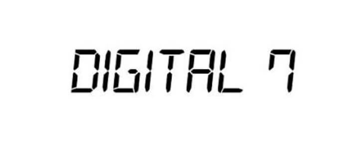 Digital 7 Font