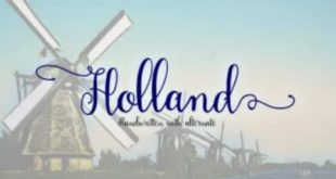 Holland Script Font 310x165 - Holland Handwriting Font Free Download