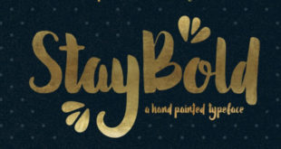 Stay Bold Typeface 310x165 - Stay Bold Typeface Free Download