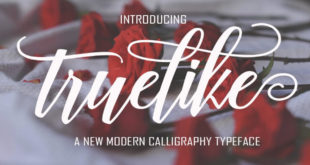 Truelike Font 310x165 - Truelike Script Font Free Download