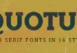 Quotus Slab Font 110x75 - Quotus Slab Font Free Download