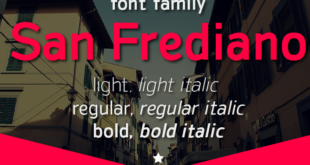 San Frediano Font Family 310x165 - San Frediano Font Family Free Download