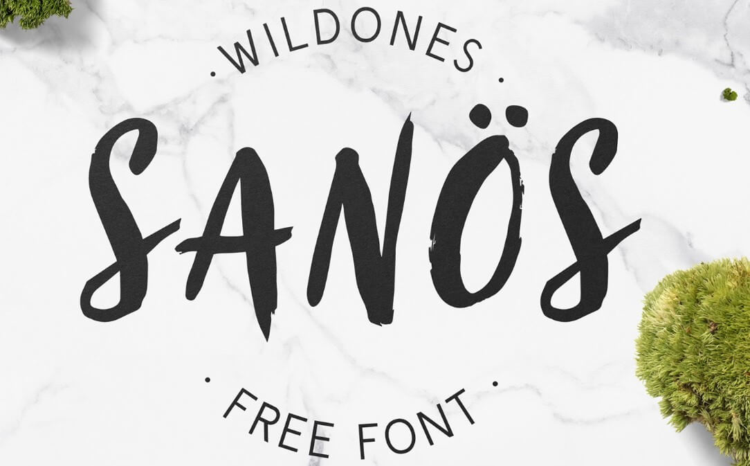 Sanos Font - Sanos Brush Font Free Download