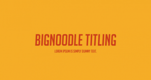 Big Noodle Titling Font