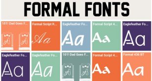 Formal Font