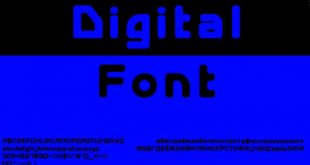 Digital Font