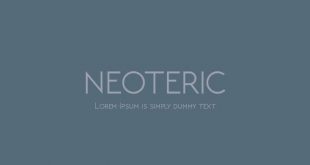 neoteric font 310x165 - Neoteric Font Free Download