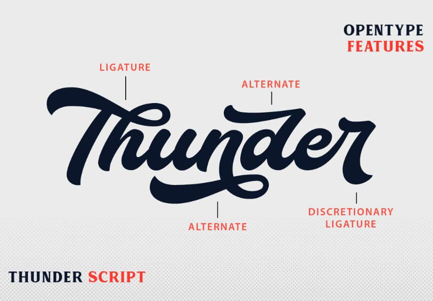 thunder font - Thunder Bold Script Font Free Download