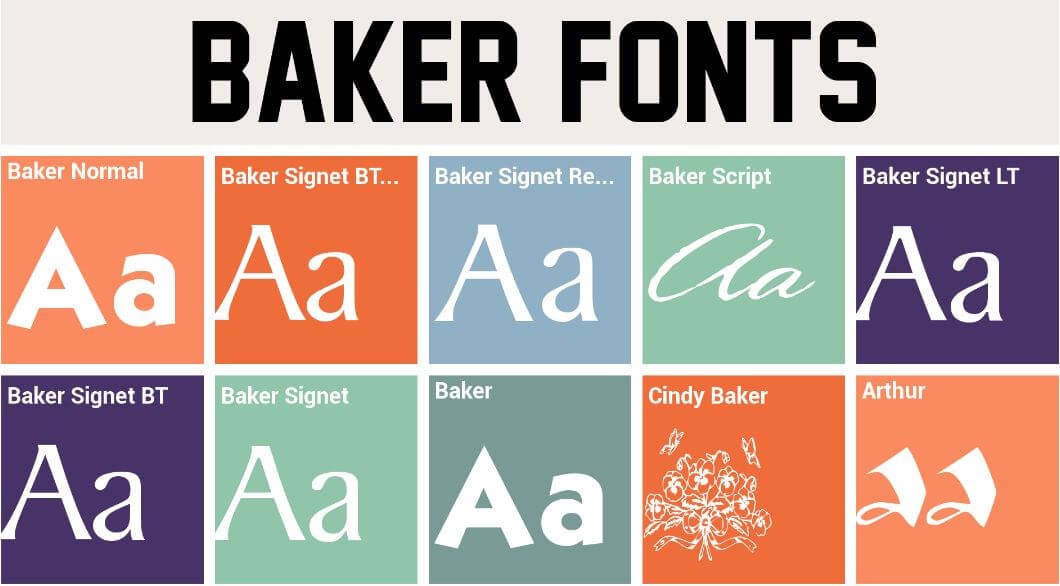 baker font - Baker Signet Font Free Download