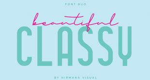 classy font fou 310x165 - Classy Font Duo Font Free Download