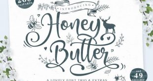 honey butter font 310x165 - Honey Butter Script Font Free Download