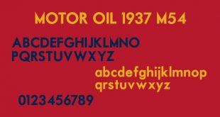 motor font 310x165 - Motor Font Free Download