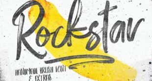 rockstar font 310x165 - Rockstar Handmade Brush Font Free Download