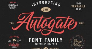 autogate font 310x165 - Autogate Script Font Free Download