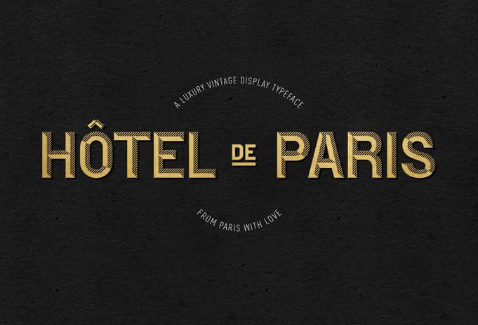 hotel de parish - Hotel De Paris Font Free Download
