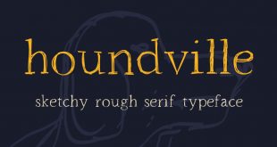 houndville font 310x165 - Houndville Sketchy Font Free Download