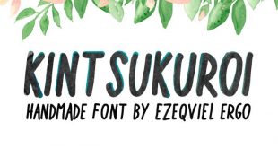 kint sukoroi font 310x165 - Kintsukuroi Font Free Download