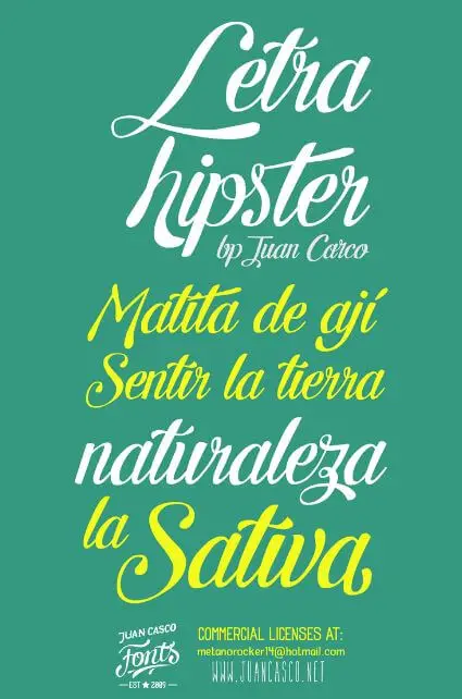 letra hipster - Letra Hipster Font Free Download