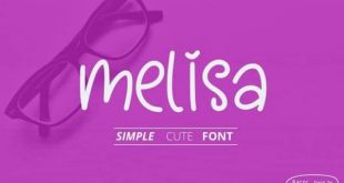 melisia font 310x165 - Melisa Fun Font Free Download