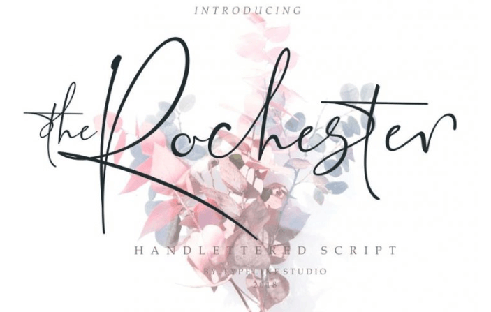 rochester - The Rochester Font Free Download