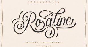 rosaline font 310x165 - Rosaline Script Font Free Download