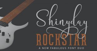 shiny font 310x165 - Shinyday & Rockstar Font Free Download