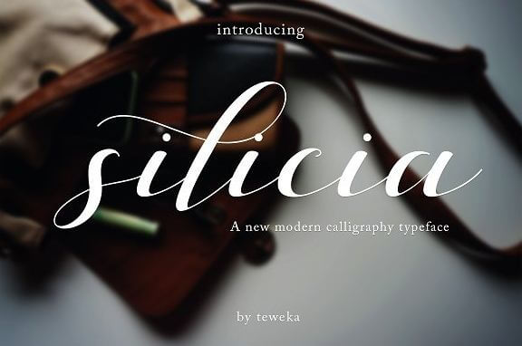 silicia font - Silicia Script Font Free Download