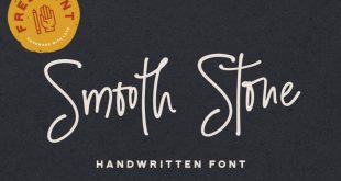 smooth stone font 310x165 - Smooth Stone Script Font Free Download