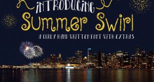 summer swirl font 310x165 - Summer Swirl Font Free Download