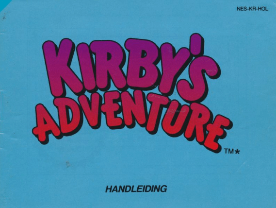 Kirby's Adventure Font