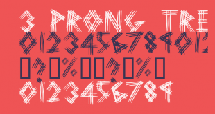 Prong Tree Font