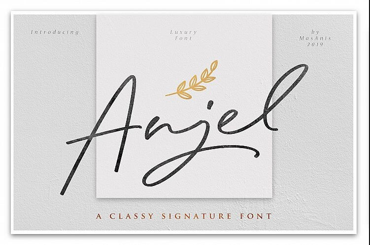 anjel font - Anjel Signature Font Free Download