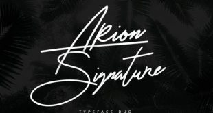 arion signature font 310x165 - Arion Signature Typeface Free Download