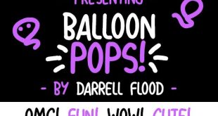 ballon pops font 310x165 - Balloon Pops Font Free Download