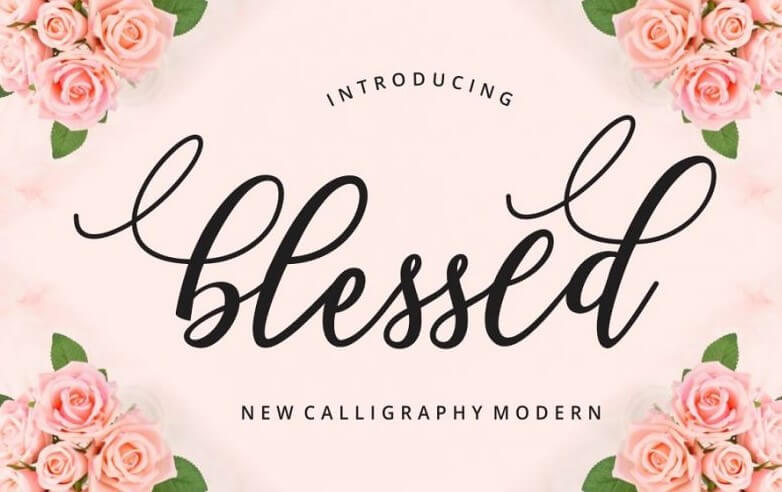 blessed font - Blessed Script Font Free Download