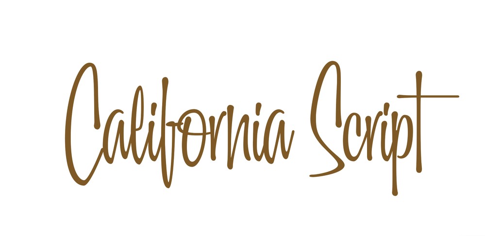 california script font - California Script Font Free Download