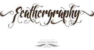 feather graphy font 310x165 - Feathergraphy Decoration Font Free Download