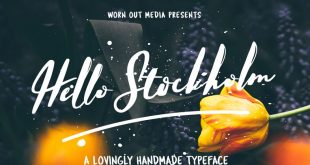 hello stockhim font 310x165 - Hello Stockholm Font Free Download