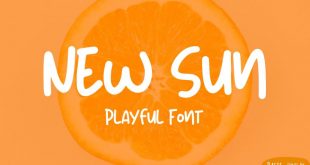 new sun fpnt 310x165 - New Sun Playful Font Free Download