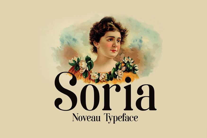 soria typefaces - Soria Font Free Download