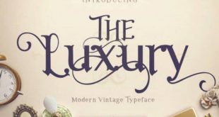 the luxury font 310x165 - The Luxury Font Free Download